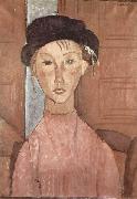 Amedeo Modigliani Madchen mit Hut oil painting artist